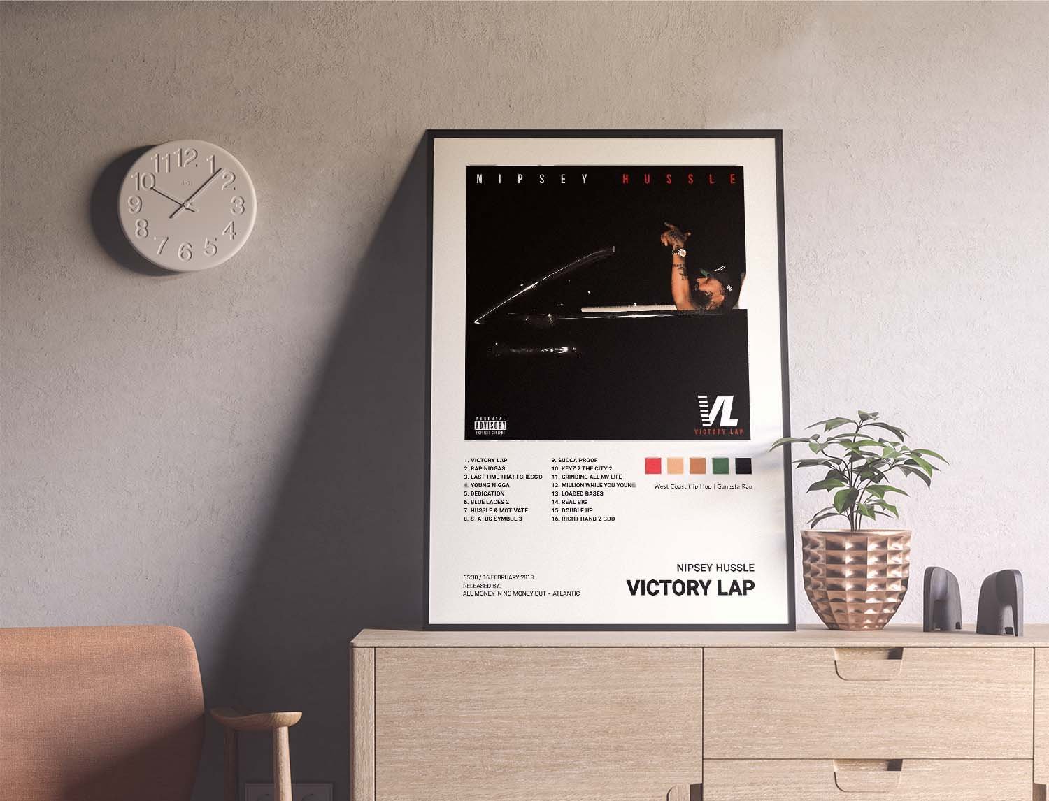 Nipsey Hussle - Victory Lap Album Cover Poster | Architeg Prints
